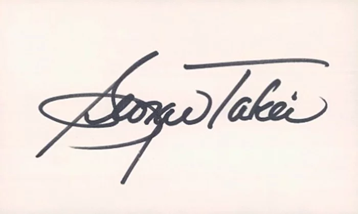 George Takei autograph