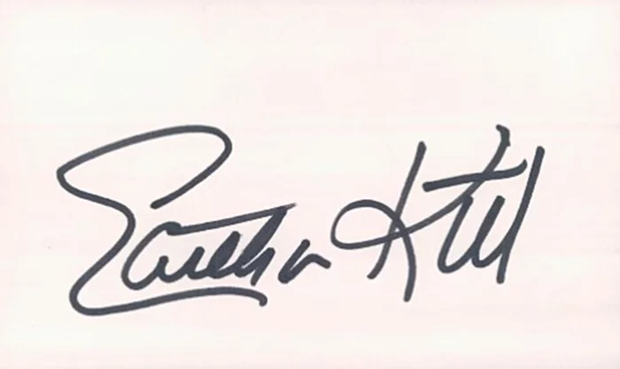 Eartha Kitt autograph