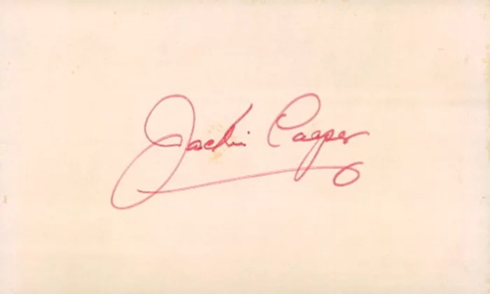 Jackie Cooper autograph