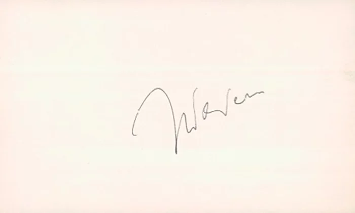 Lech Walesa autograph