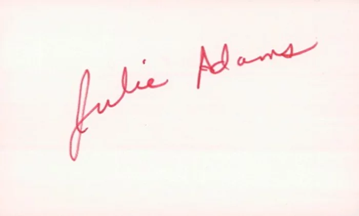 Julie Adams autograph
