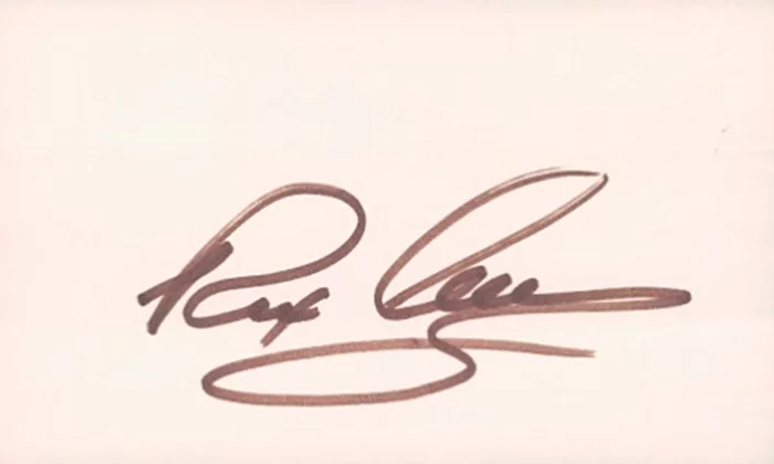 Rex Allen autograph