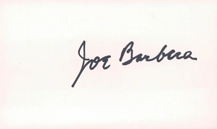 Joe Barbera autograph