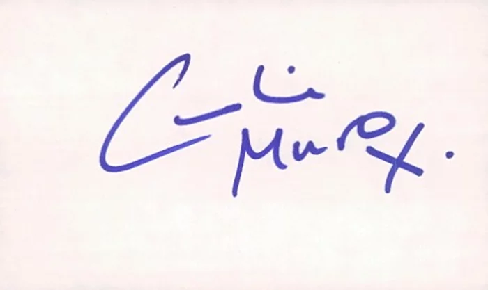 Caroline Munro autograph
