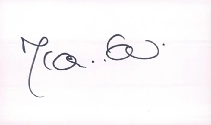 Michael Palin autograph