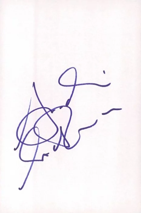 Andie MacDowell autograph