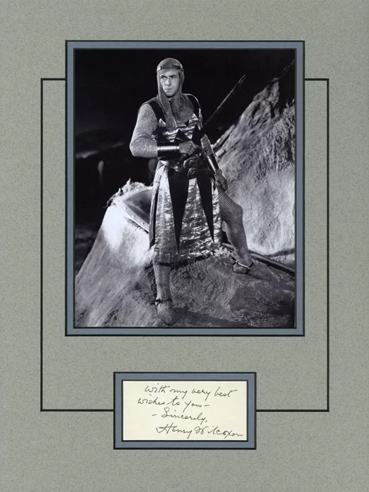 Henry Wilcoxon autograph