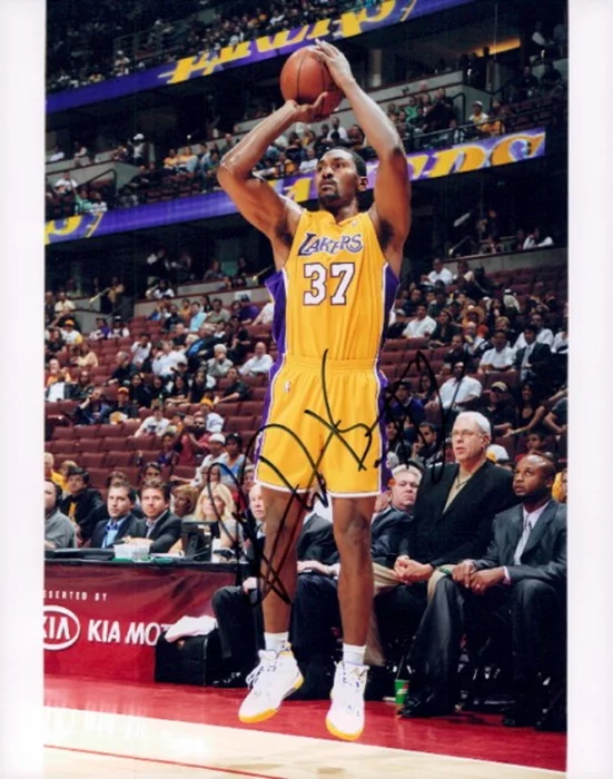 Ron Artest autograph