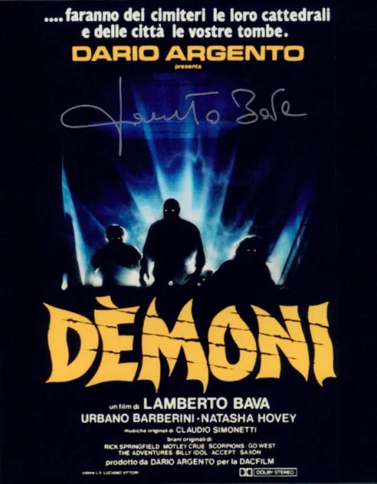 Lamberto Bava autograph