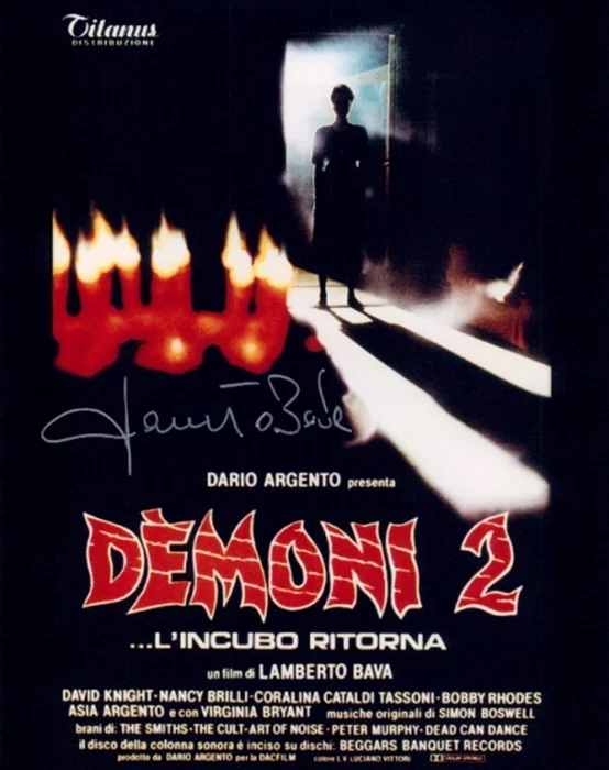 Lamberto Bava autograph