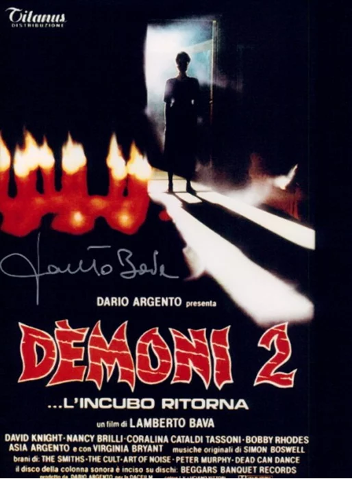 Lamberto Bava autograph