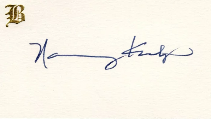 Nancy Kulp autograph