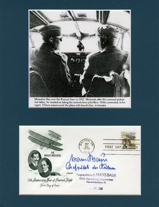 Hans Bauer autograph
