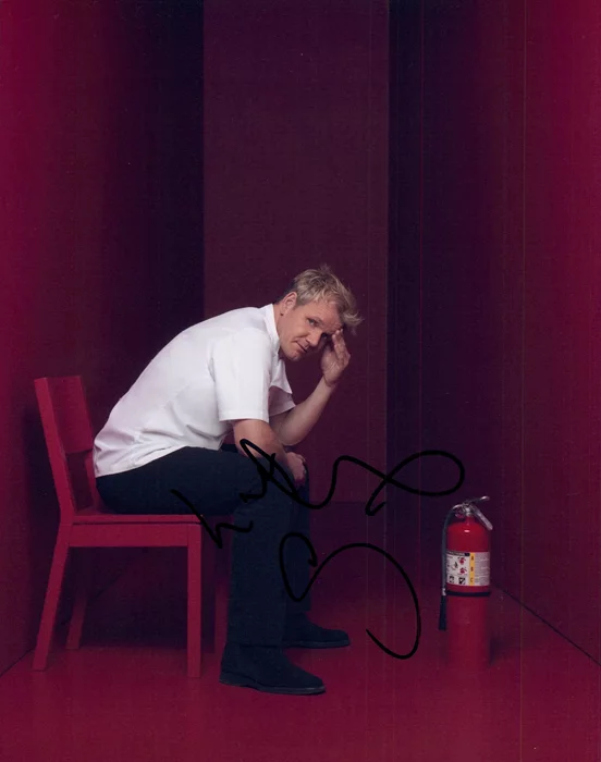 Gordon Ramsay autograph