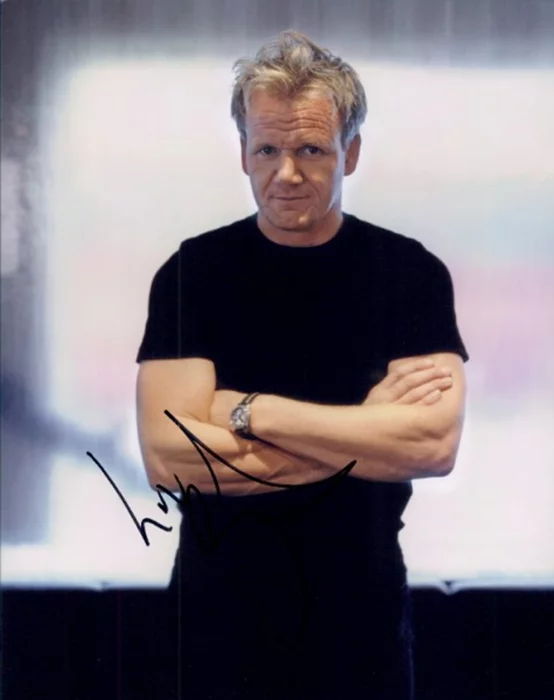 Gordon Ramsay autograph