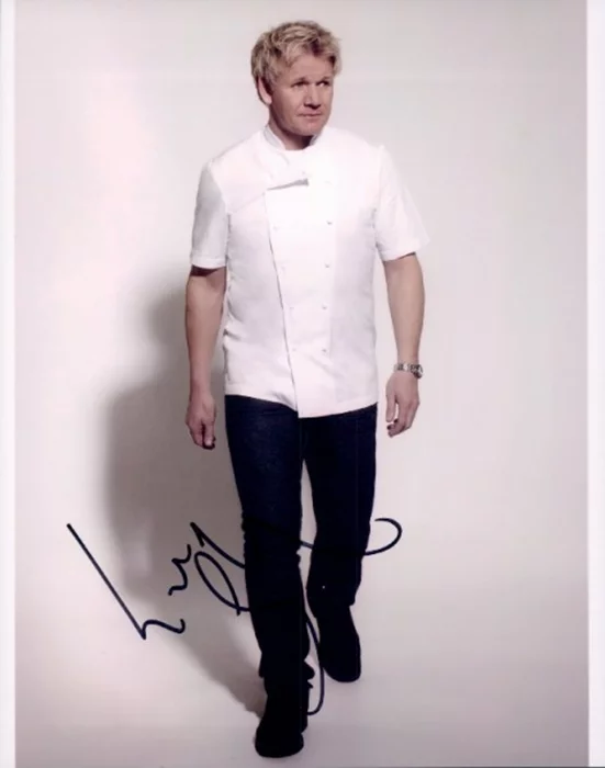 Gordon Ramsay autograph