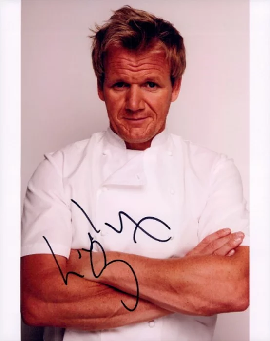 Gordon Ramsay autograph
