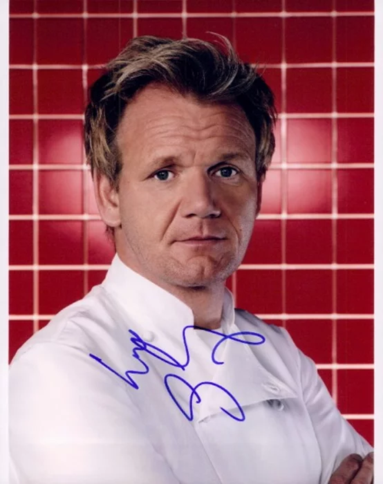 Gordon Ramsay autograph