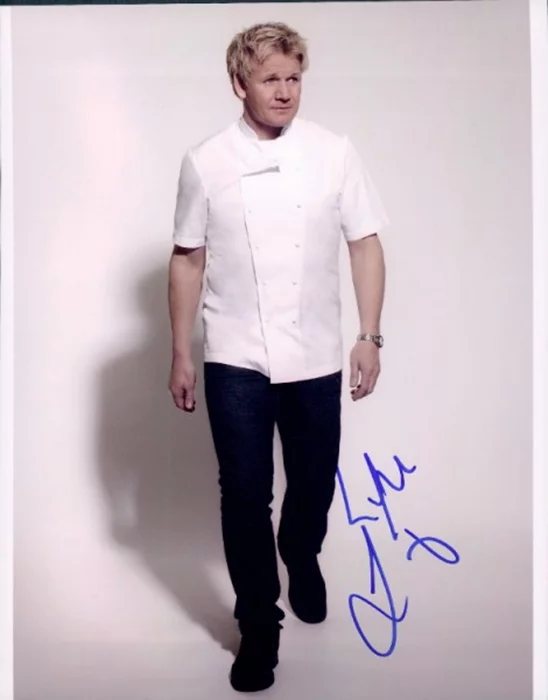 Gordon Ramsay autograph