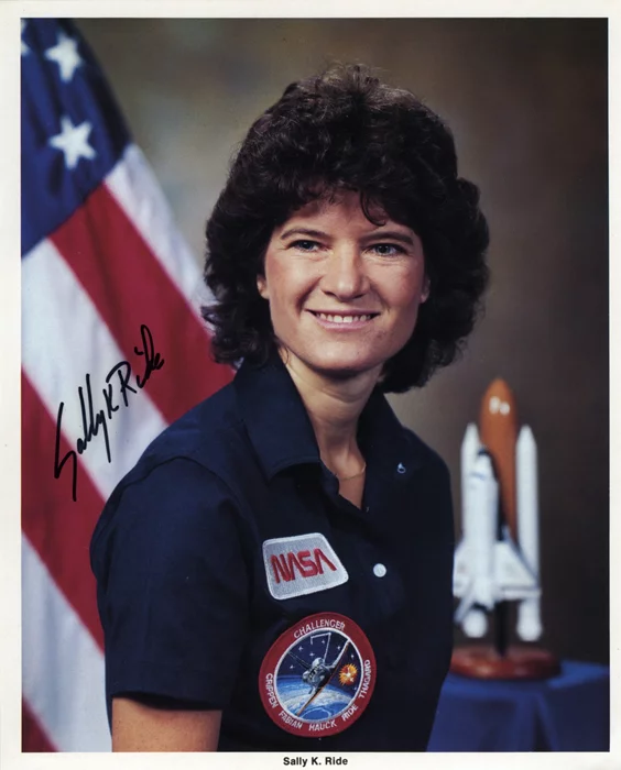 Sally Ride autograph