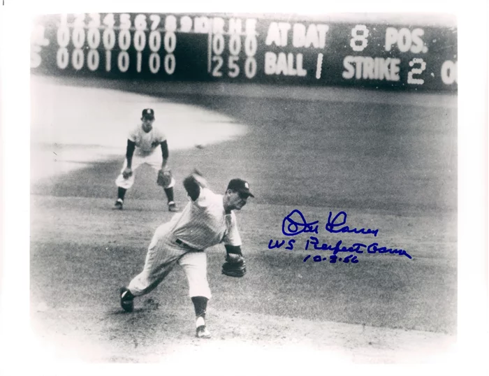 Don Larsen autograph