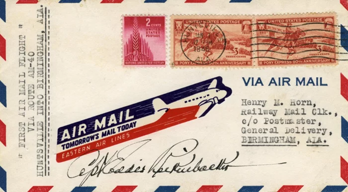 Eddie Rickenbacker autograph