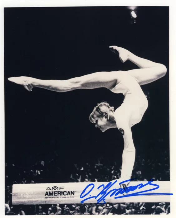 Olga Korbut autograph