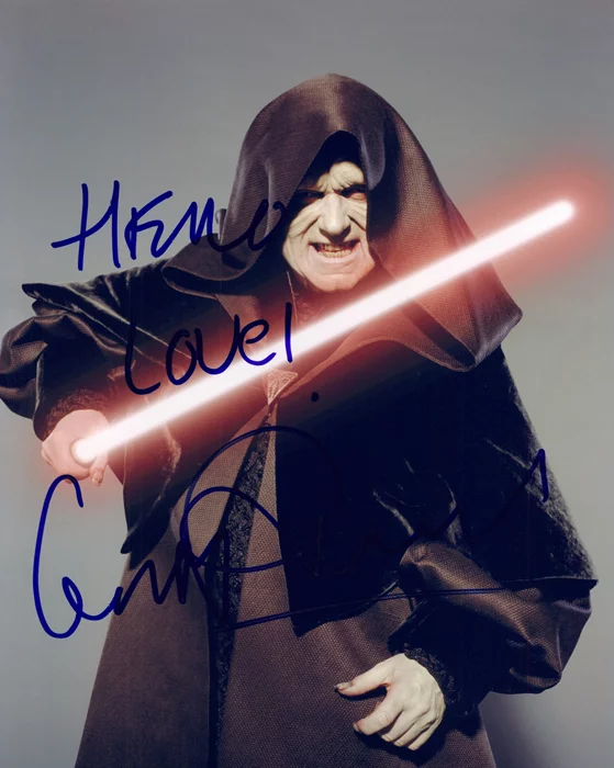 Ian McDiarmid autograph