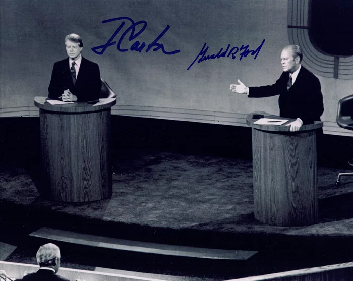 Carter and Ford autograph