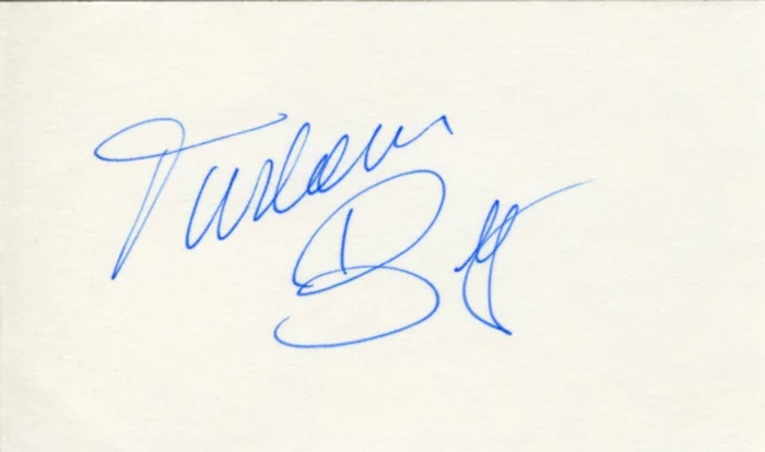 Turhan Bey autograph