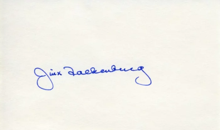 Jinx Falkenburg autograph