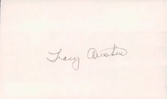 Tracy Austin autograph