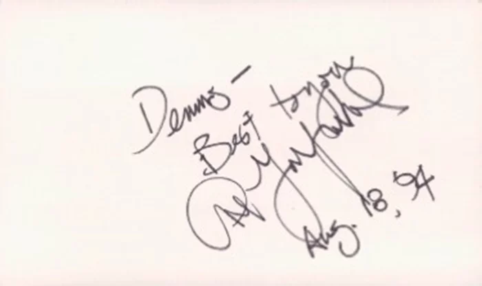 Art Garfunkel autograph