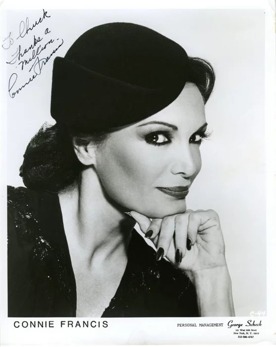 Connie Francis autograph
