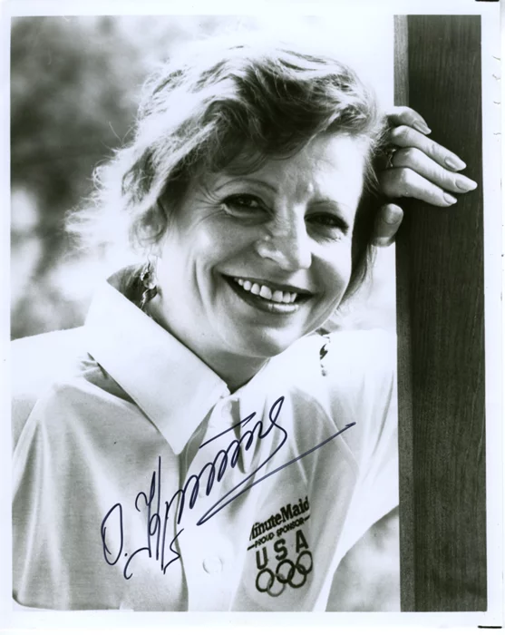 Olga Korbut autograph