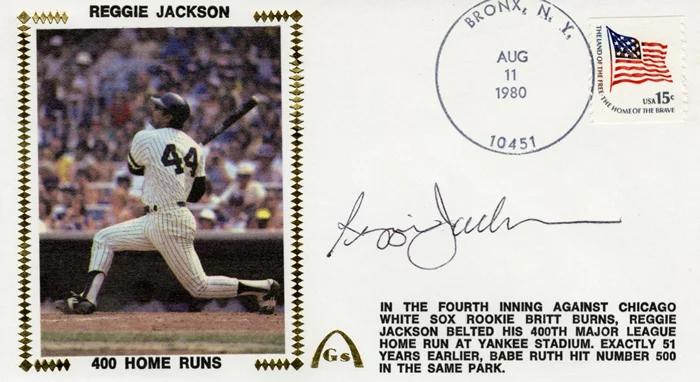 Reggie Jackson autograph
