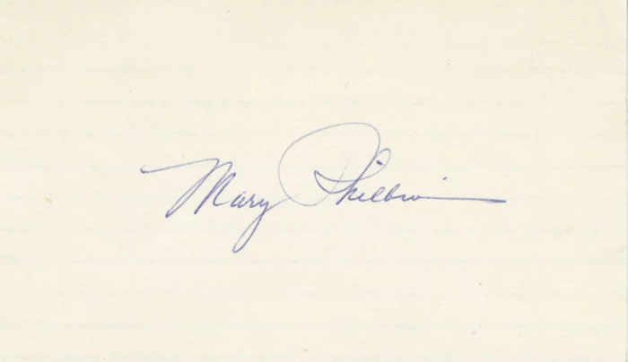 Mary Philbin autograph
