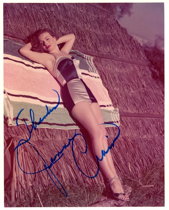 Jeanne Crain autograph