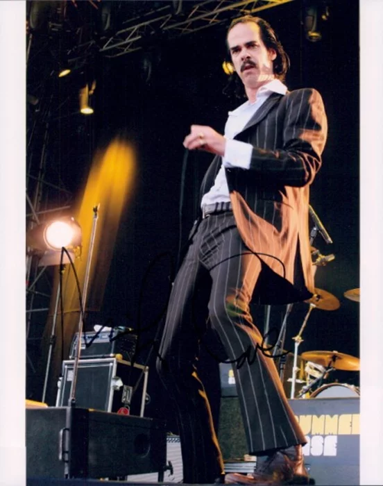 Nick Cave autograph