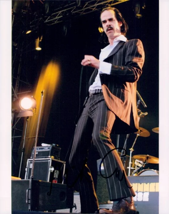 Nick Cave autograph