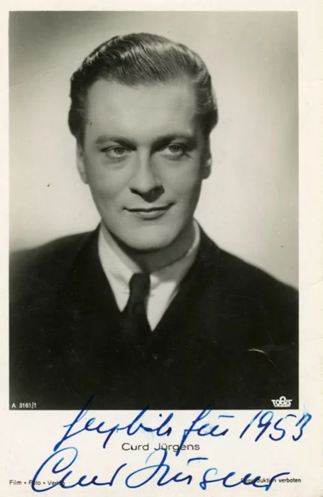 Curd Jurgens autograph