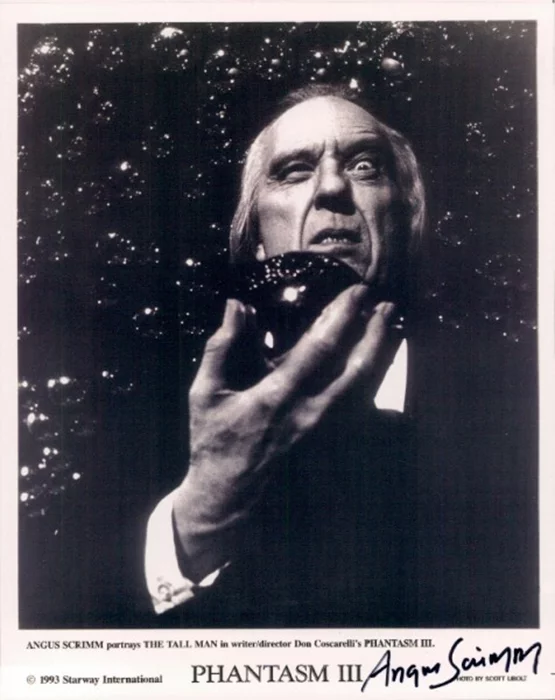 Angus Scrimm autograph