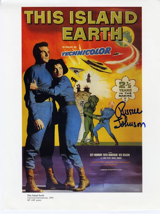 Russell Johnson autograph