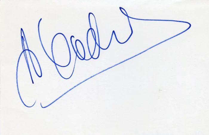 Alexander Godunov autograph