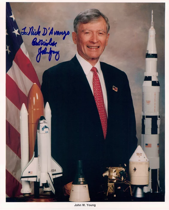 John Young autograph