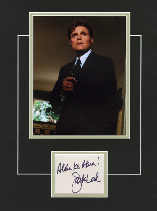 Jack Lord autograph