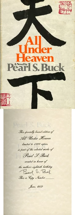 Pearl S. Buck autograph