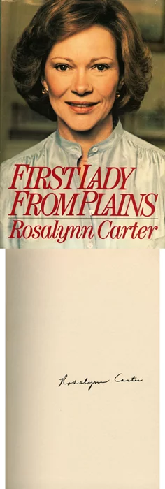 Rosalynn Carter autograph