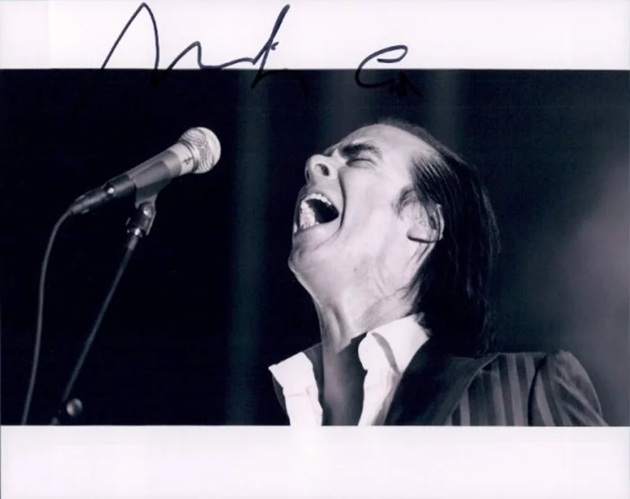 Nick Cave autograph