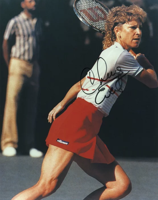Chris Evert autograph